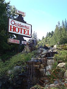 Occidental Hotel Sign